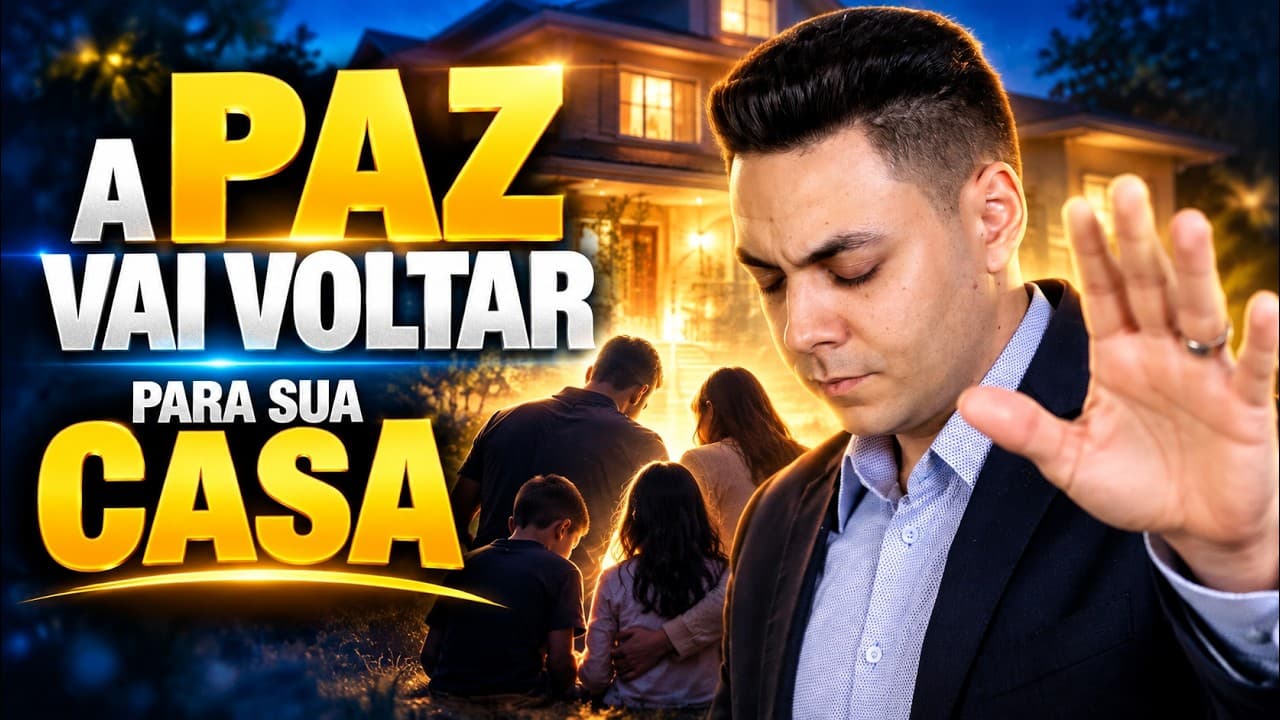 Capa do vídeo "Oração da manhã☀️| Oração pela paz e proteção da família | Pastor Fernando Branco" do canal Pr Fernando Branco