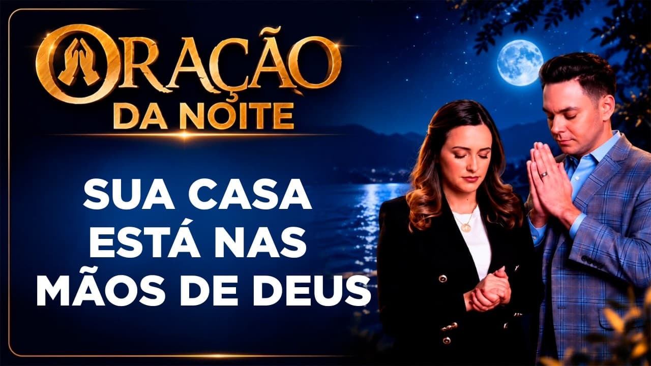 Capa do vídeo "Durma em paz, Deus está cuidando da sua família | 🌙Oração da noite | Pastor Fernando Branco" do canal Pr Fernando Branco
