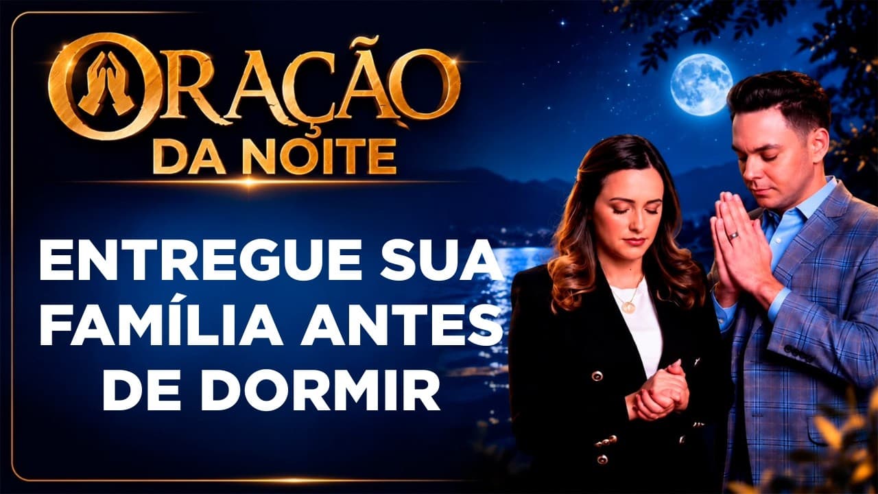 Capa do vídeo "Durma em paz, Deus está cuidando da sua família | 🌙Oração da noite | Pastor Fernando Branco" do canal Pr Fernando Branco