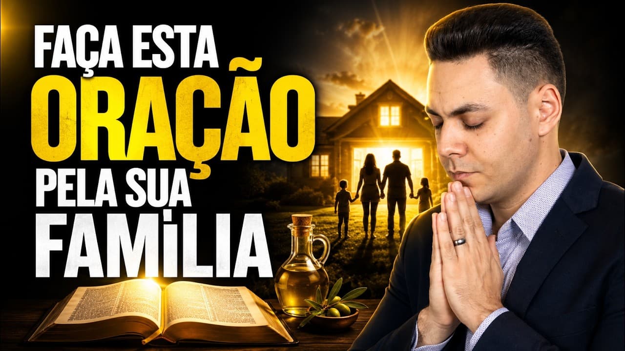 Capa do vídeo "Oração para libertação dos vícios | Oração da tarde 🌅 | Pastor Fernando Branco" do canal Pr Fernando Branco