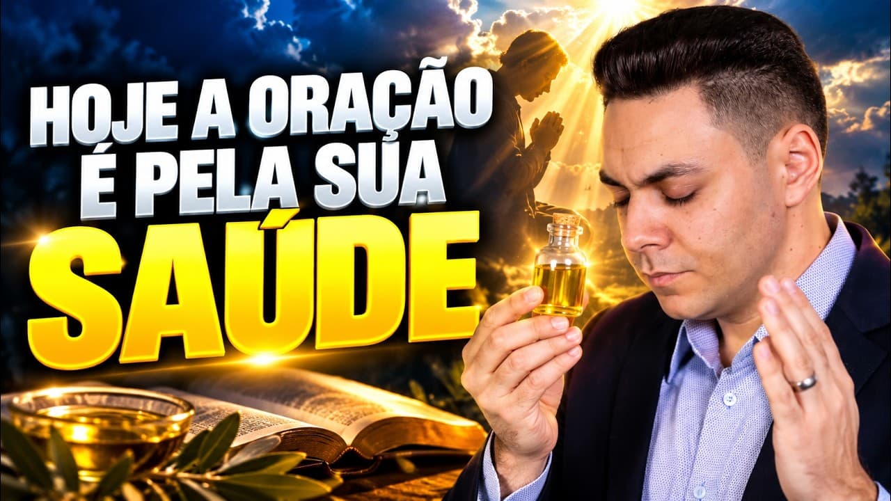 Capa do vídeo "Oração da tarde🌅| Oração pela cura e libertação das enfermidades | Pastor Fernando Branco" do canal Pr Fernando Branco