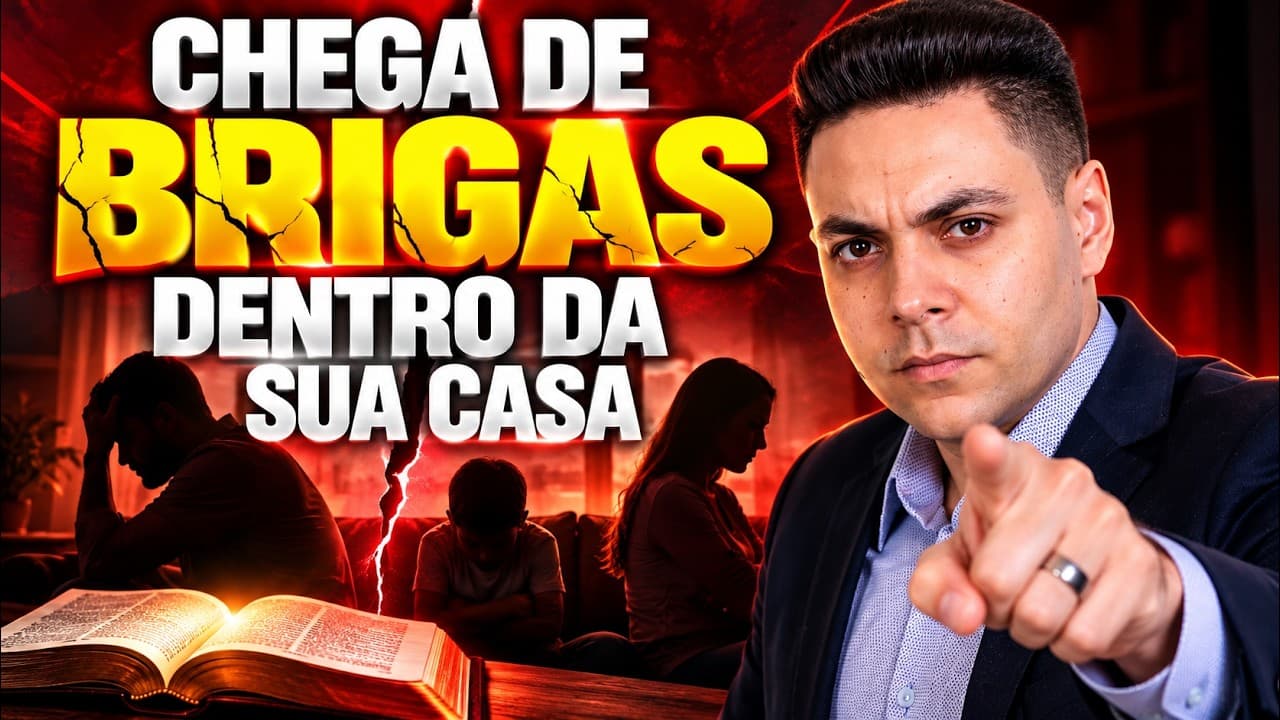 Capa do vídeo "Oração da tarde🌅| Oração para acabar com a crise na família | Pastor Fernando Branco" do canal Pr Fernando Branco