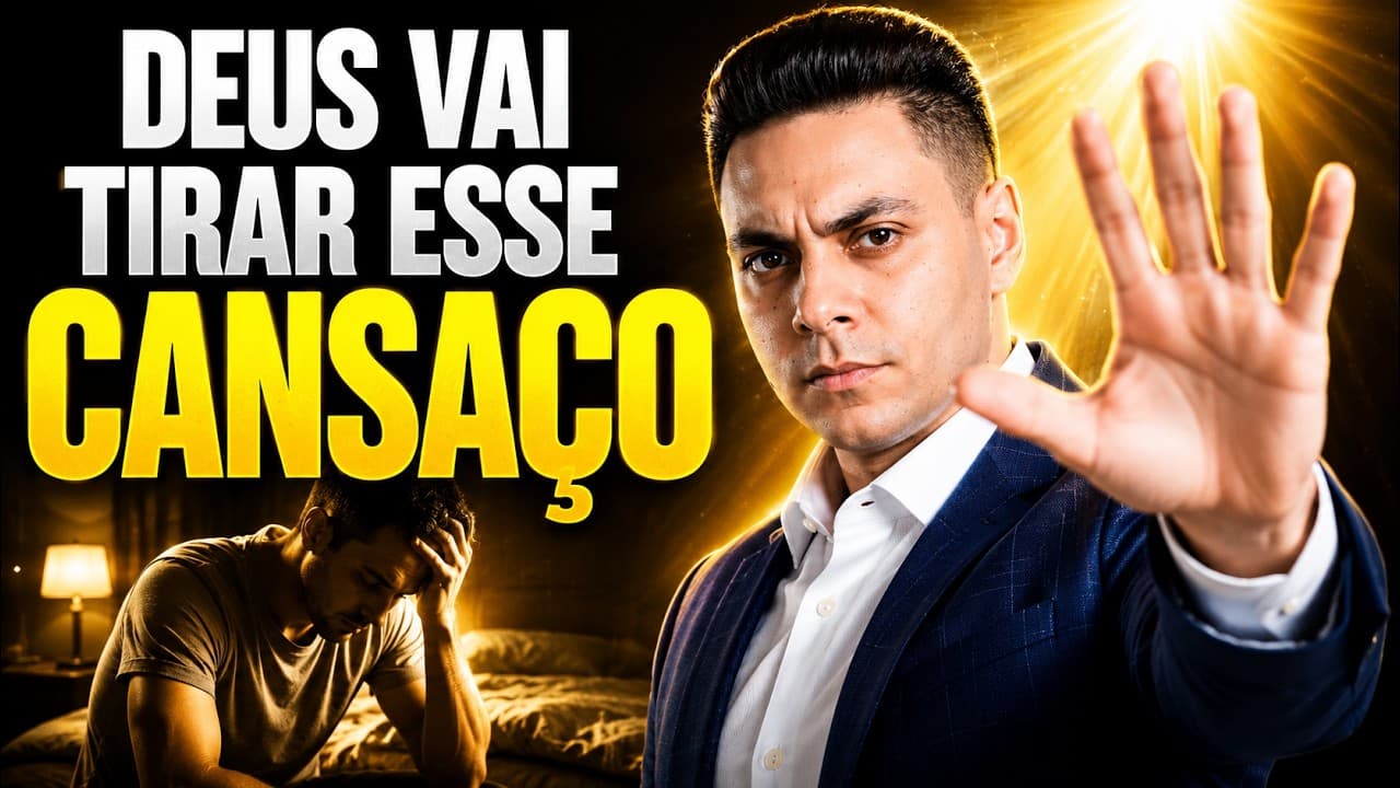 Capa do vídeo "Oração da tarde para Deus renovar suas forças | Oração da tarde 🌅 | Pastor Fernando Branco" do canal Pr Fernando Branco