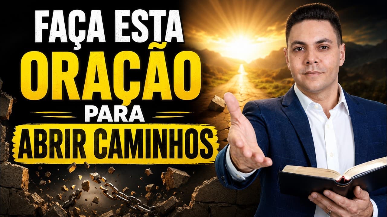 Capa do vídeo "Deus vai romper todas as barreiras | 🌅Oração da tarde | Pastor Fernando Branco" do canal Pr Fernando Branco