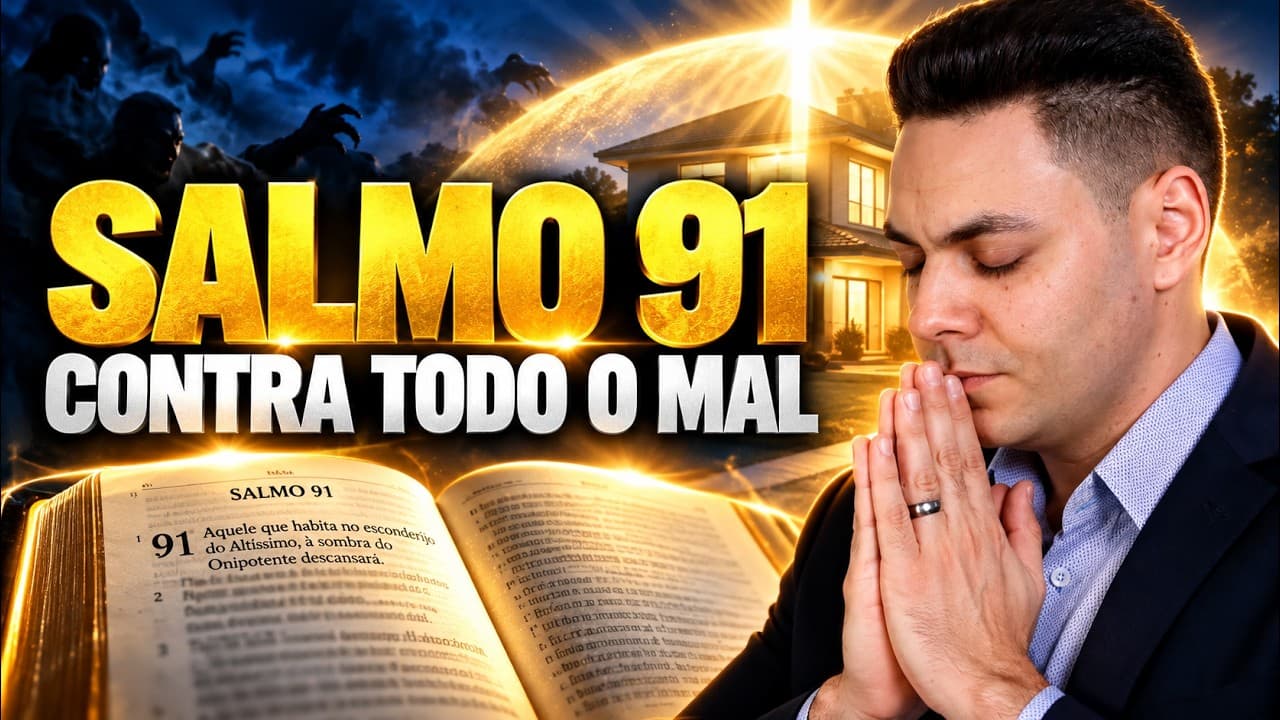 Capa do vídeo "Oração da tarde com Salmo 91 para proteção | 🌅Oração da tarde | Pastor Fernando Branco" do canal Pr Fernando Branco