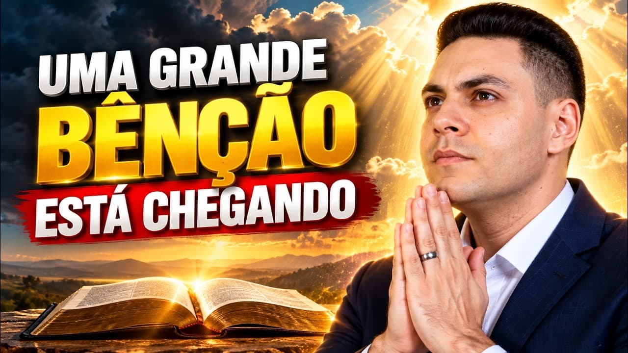 Capa do vídeo "Tem coisa grande chegando na sua vida | ☀️Oração da manhã | Pastor Fernando Branco" do canal Pr Fernando Branco