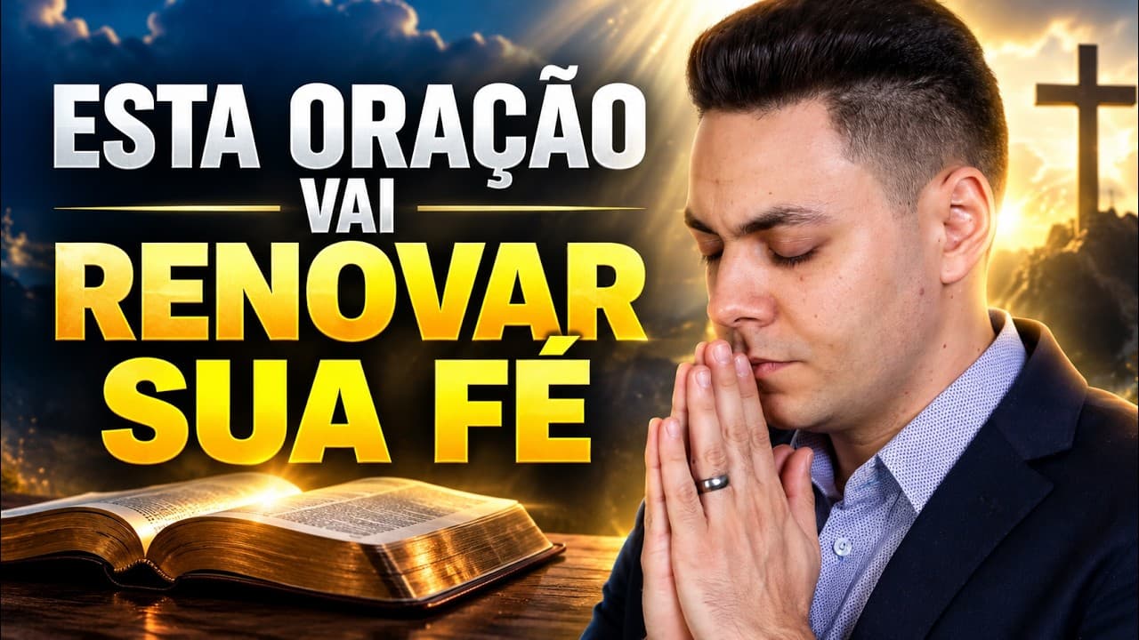 Capa do vídeo "O seu sonho não morreu | ☀️Oração da manhã | Pastor Fernando Branco" do canal Pr Fernando Branco
