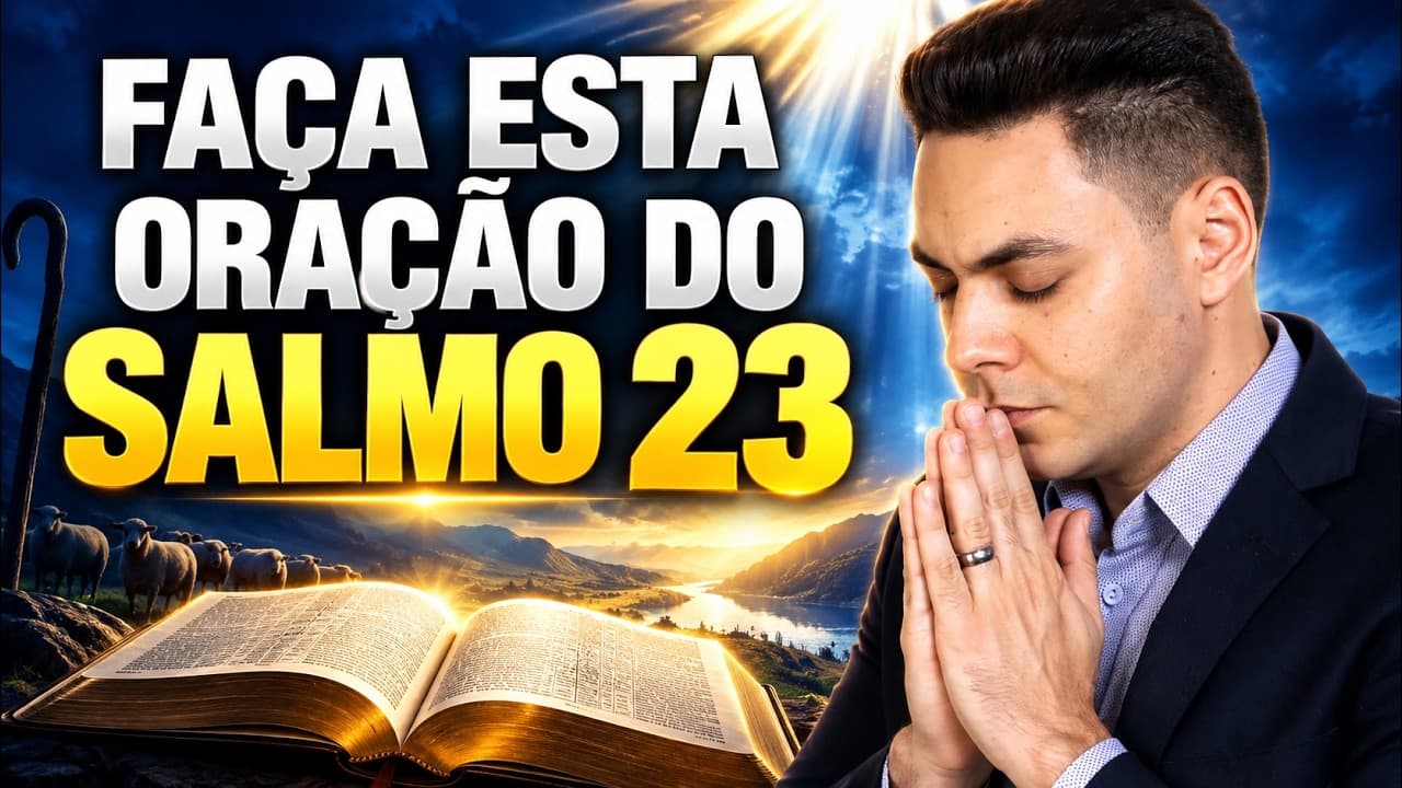 Capa do vídeo "O segredo do Salmo 23 para sua vida | ☀️Oração da manhã | Pastor Fernando Branco" do canal Pr Fernando Branco