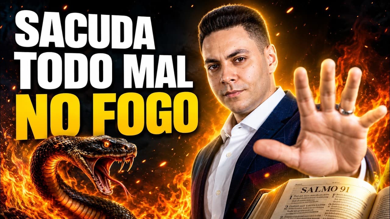 Capa do vídeo "Oração da tarde contra ataques espirituais | 🌅Oração da tarde | Pastor Fernando Branco" do canal Pr Fernando Branco