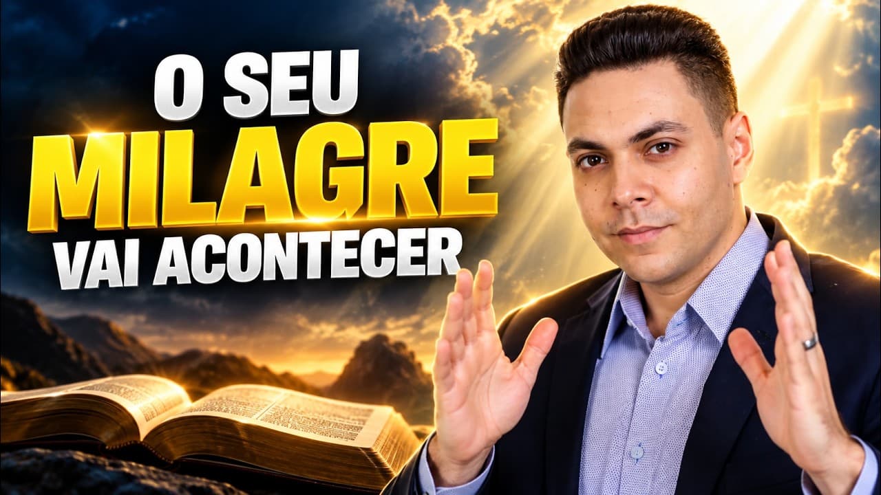 Capa do vídeo "Deus pode transformar o impossível | 🌅Oração da tarde | Pastor Fernando Branco" do canal Pr Fernando Branco