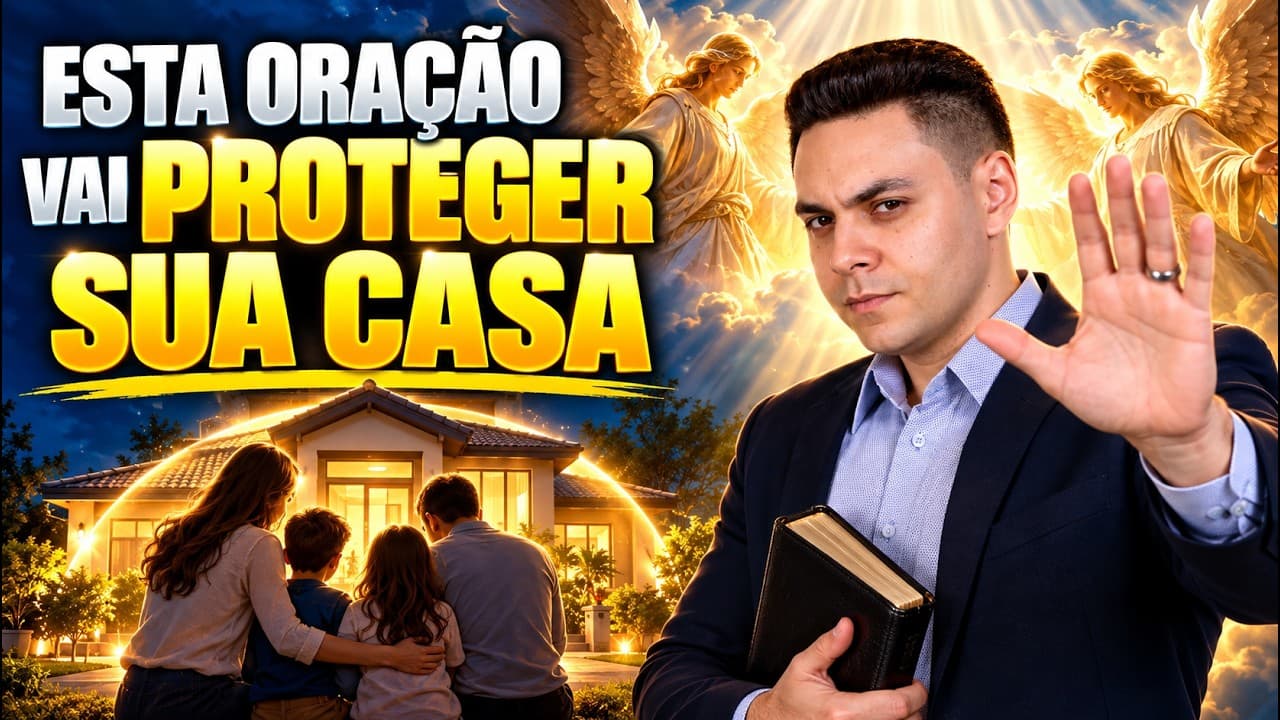 Capa do vídeo "Oração da tarde🌅| Oração com Salmo 91 para proteger sua família de todo mal | Pastor Fernando Branco" do canal Pr Fernando Branco
