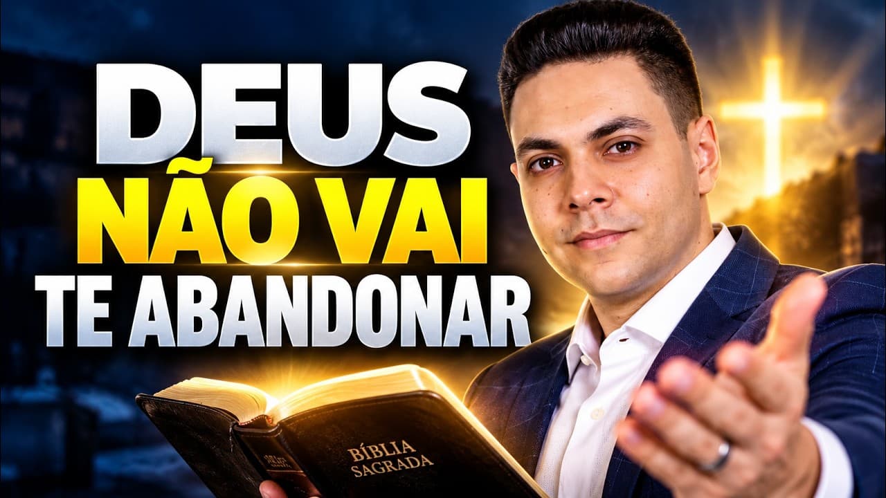 Capa do vídeo "Deus não te desampara | ☀️Oração da manhã | Pastor Fernando Branco" do canal Pr Fernando Branco