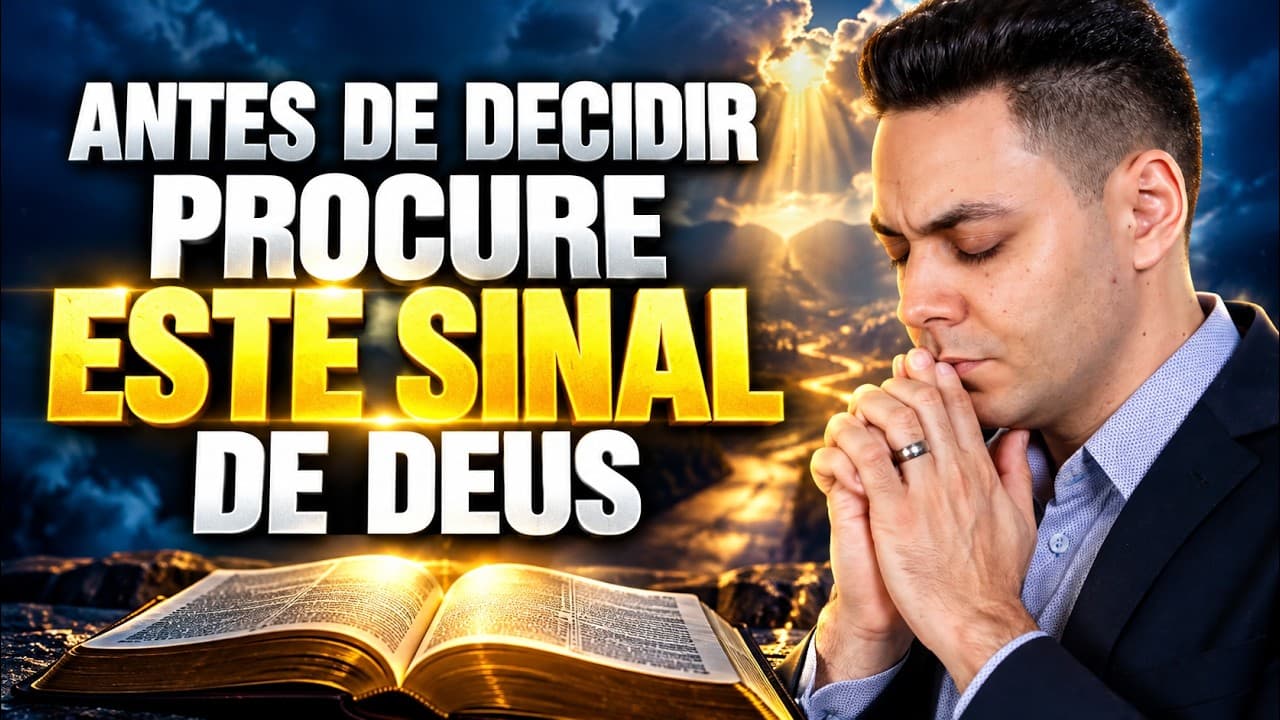 Capa do vídeo "Oração da tarde🌅| Como saber se a porta foi aberta por Deus ou é cilada? | Pastor Fernando Branco" do canal Pr Fernando Branco