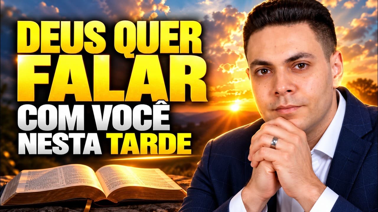 Capa do vídeo "Oração da tarde🌅| O segredo da vitória que poucos conhecem | Pastor Fernando Branco" do canal Pr Fernando Branco