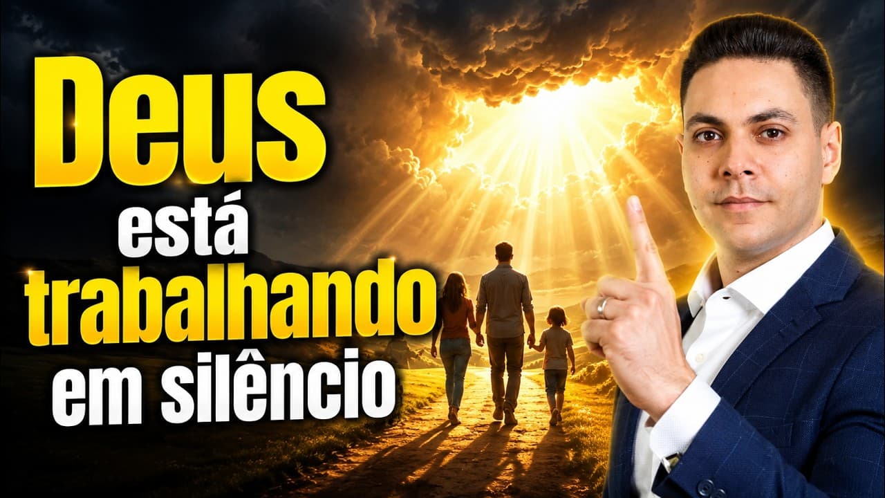 Capa do vídeo "Oração poderosa para ouvir a voz de Deus e receber paz | Oração da tarde 🌅 | Pastor Fernando Branco" do canal Pr Fernando Branco