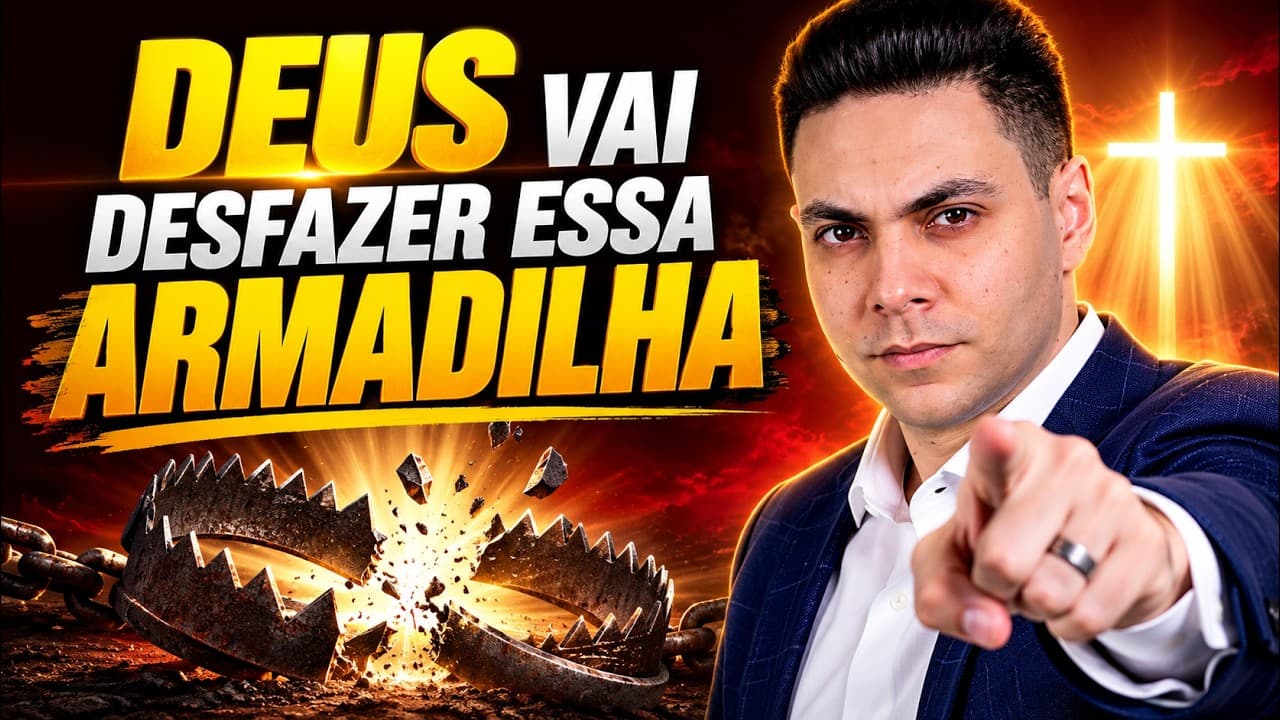 Capa do vídeo "Oração para todo mal cair por terra | 🌅Oração da tarde | Pastor Fernando Branco" do canal Pr Fernando Branco