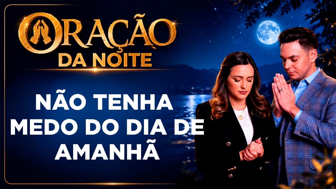 Capa do vídeo "Oração da noite🌙| Oração para dormir bem, entregue suas preocupações a Deus | Pastor Fernando Branco" do canal Pr Fernando Branco