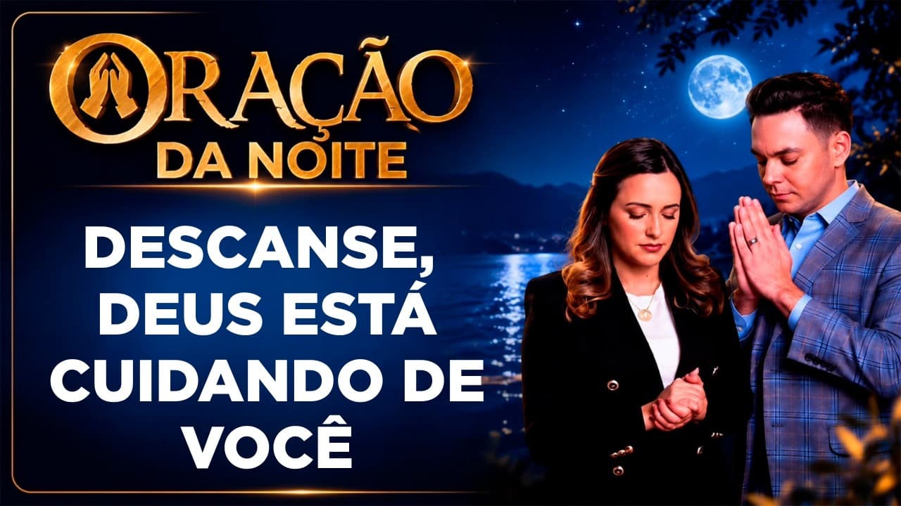 Capa do vídeo "Oração para dormir bem e descansar na presença de Deus |🌙Oração da noite | Pastor Fernando Branco" do canal Pr Fernando Branco