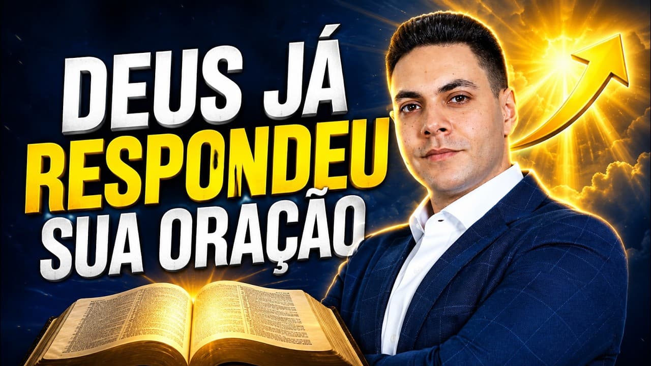 Capa do vídeo "Não desista porque Deus já está agindo | Oração da manhã ☀️ | Pastor Fernando Branco" do canal Pr Fernando Branco
