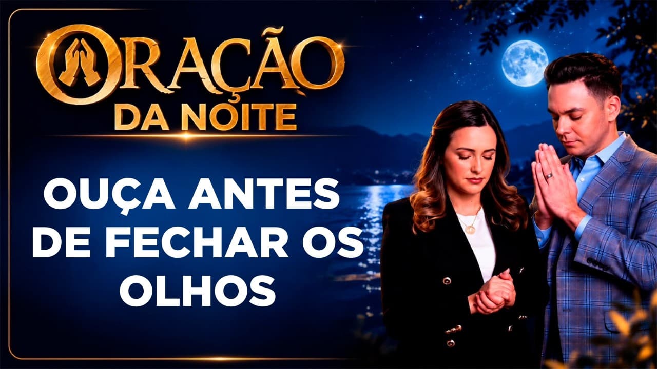Capa do vídeo "Durma em paz, Deus vai guardar você e sua casa |🌙Oração da noite | Pastor Fernando Branco" do canal Pr Fernando Branco