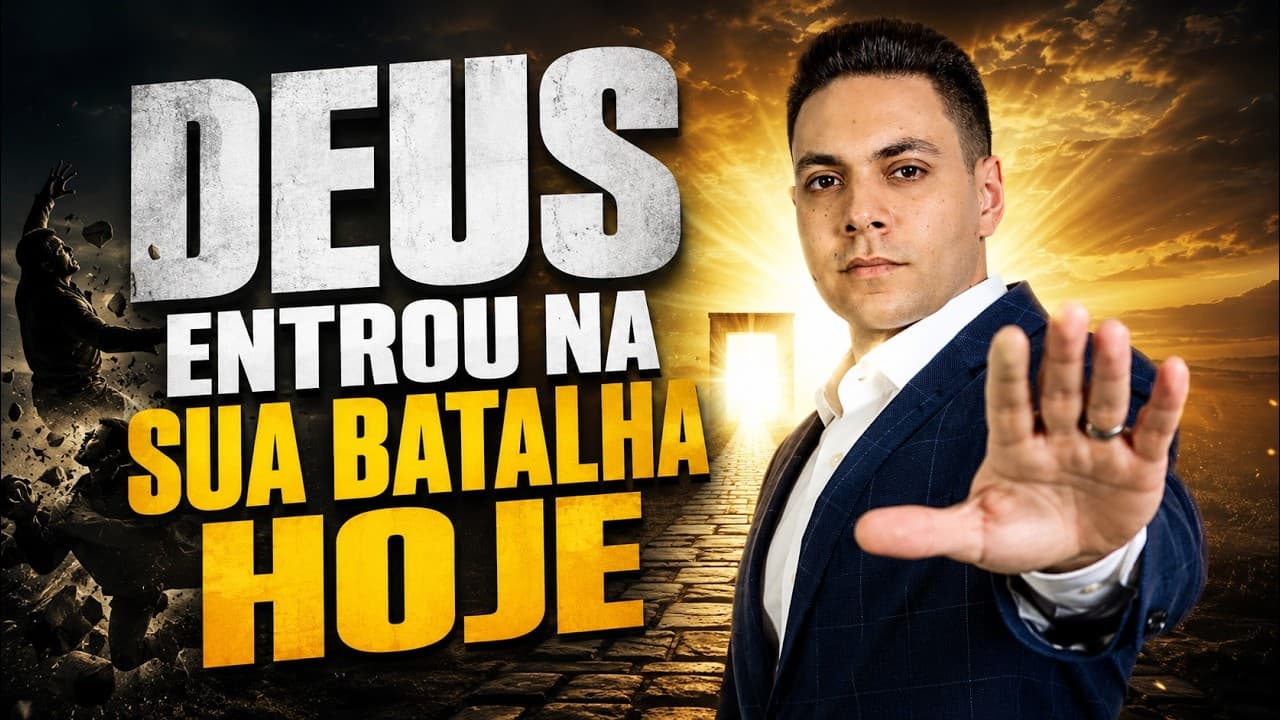 Capa do vídeo "Deus vai na sua frente hoje | Oração da manhã ☀️ | Pastor Fernando Branco" do canal Pr Fernando Branco