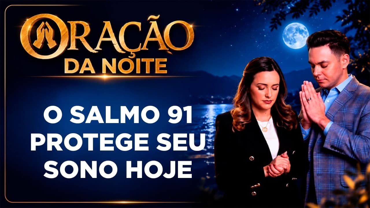 Capa do vídeo "Durma em paz com o Salmo 91 | 🌙Oração da noite | Pastor Fernando Branco" do canal Pr Fernando Branco