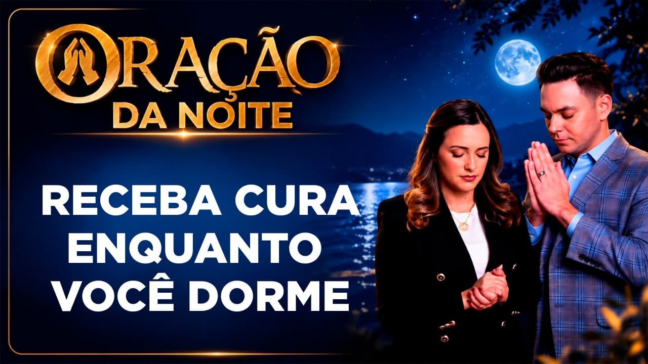 Capa do vídeo "Deus vai cuidar da sua saúde enquanto você dorme | 🌙Oração da noite | Pastor Fernando Branco" do canal Pr Fernando Branco