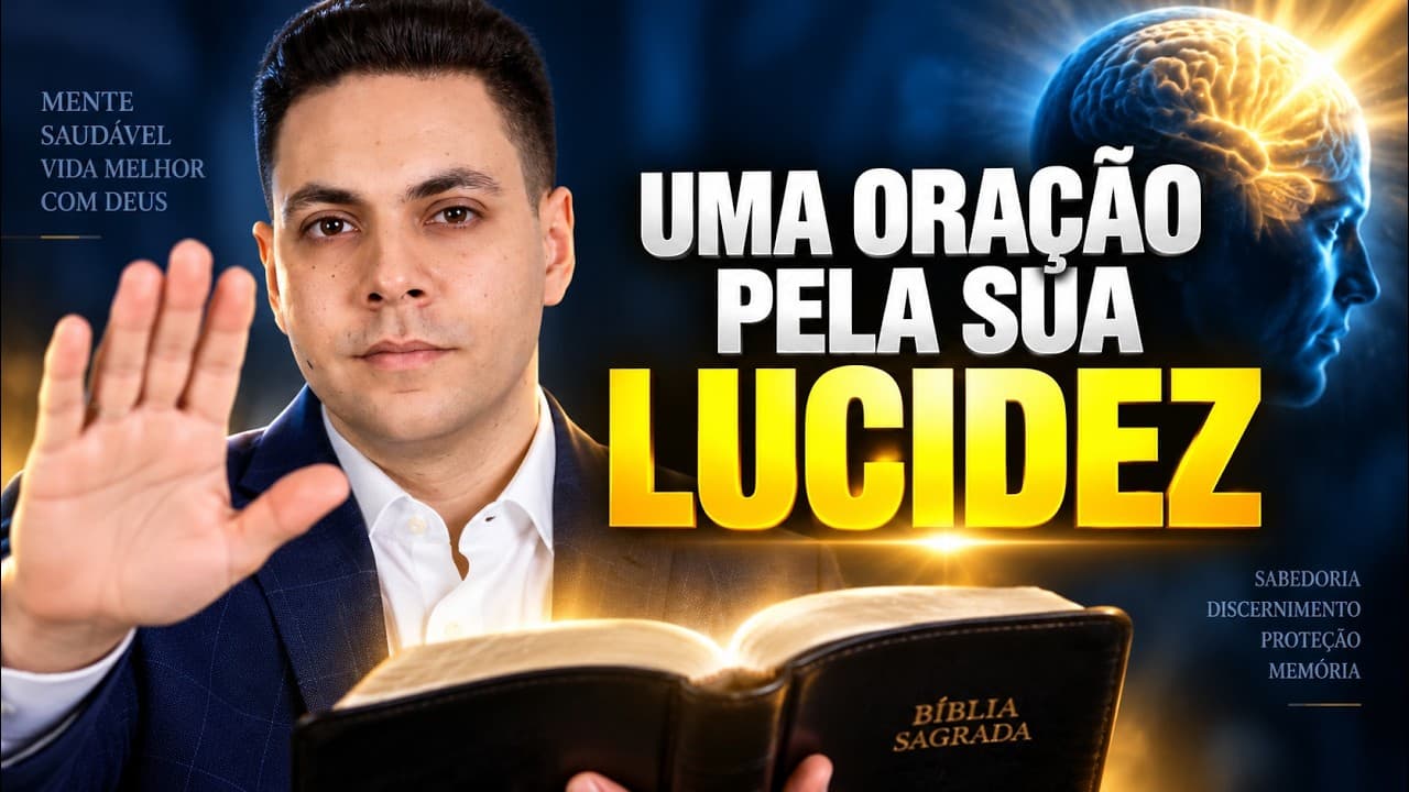 Capa do vídeo "Oração poderosa pela memória e saúde mental | ☀️Oração da manhã | Pastor Fernando Branco" do canal Pr Fernando Branco