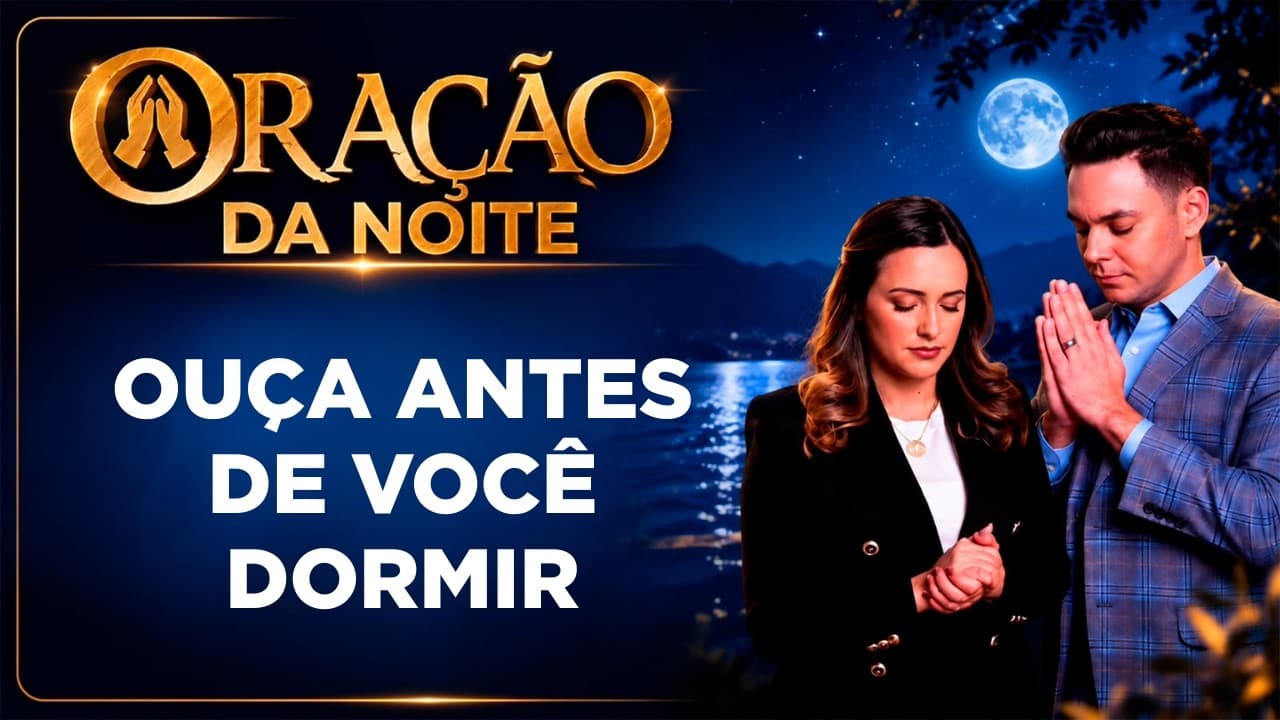 Capa do vídeo "Oração para dormir bem e descansar na presença de Deus |🌙Oração da noite | Pastor Fernando Branco" do canal Pr Fernando Branco
