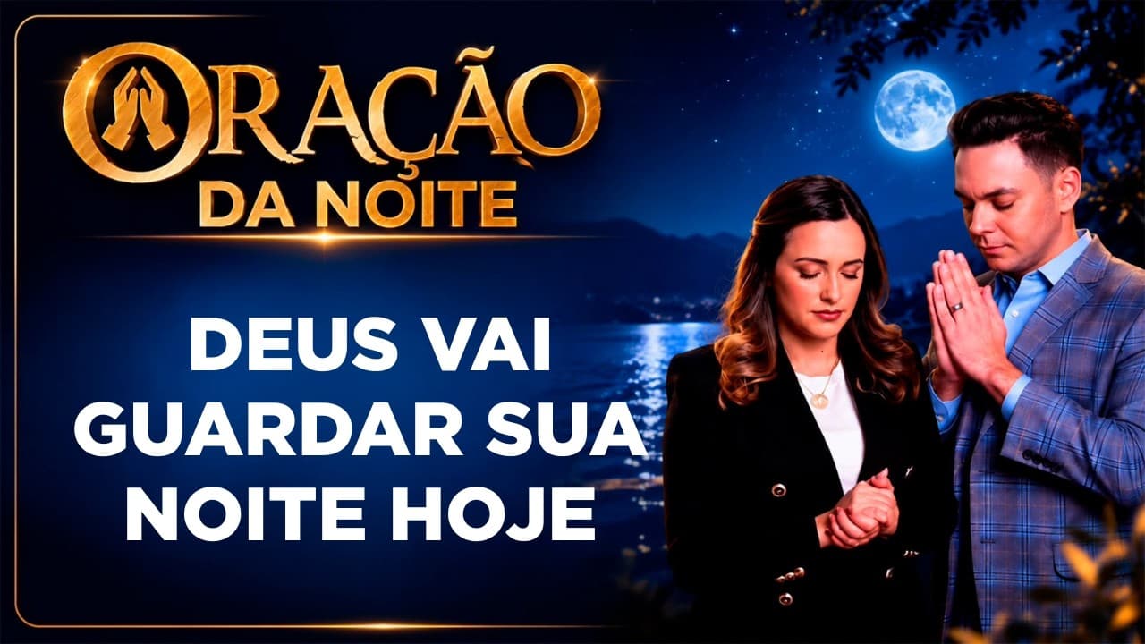 Capa do vídeo "Oração da noite para dormir em paz |🌙Oração da noite | Pastor Fernando Branco" do canal Pr Fernando Branco