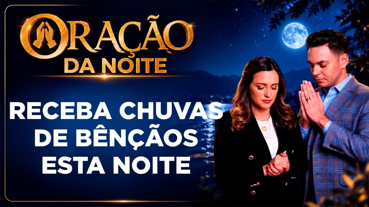 Capa do vídeo "A oração que acalma a mente antes de dormir | Oração da noite 🌙 | Pastor Fernando Branco" do canal Pr Fernando Branco