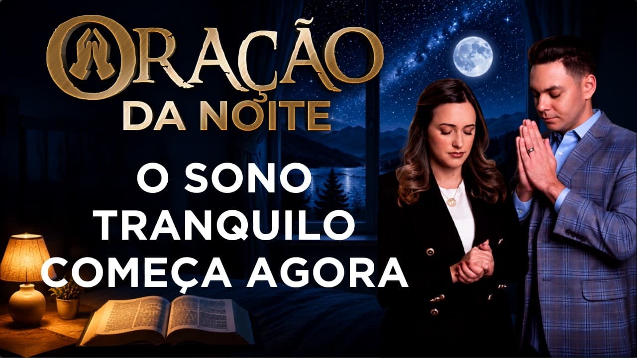 Capa do vídeo "Deus preparou uma noite de descanso para você | Oração da noite 🌙 | Pastor Fernando Branco" do canal Pr Fernando Branco