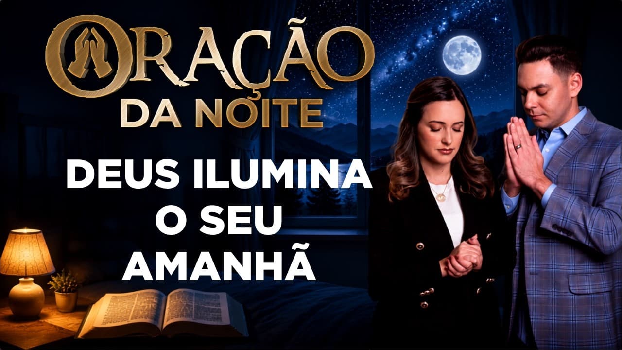 Capa do vídeo "Como dormir em paz confiando totalmente em Deus | Oração da noite 🌙 | Pastor Fernando Branco" do canal Pr Fernando Branco