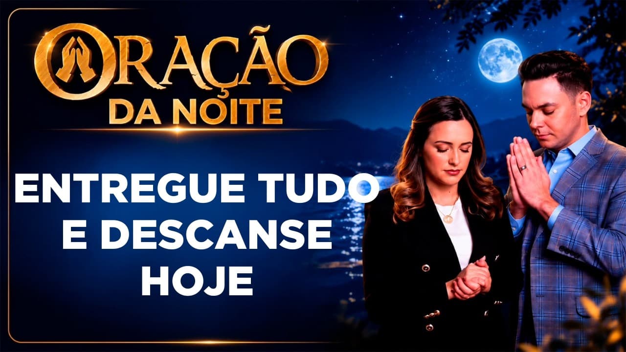 Capa do vídeo "Deus cuida de você enquanto você dorme | Oração da noite 🌙 | Pastor Fernando Branco" do canal Pr Fernando Branco