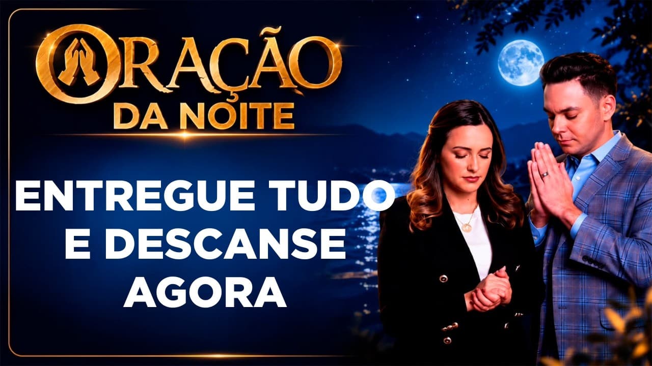 Capa do vídeo "Durma em paz sabendo que Deus ouviu você | Oração da noite 🌙 | Pastor Fernando Branco" do canal Pr Fernando Branco