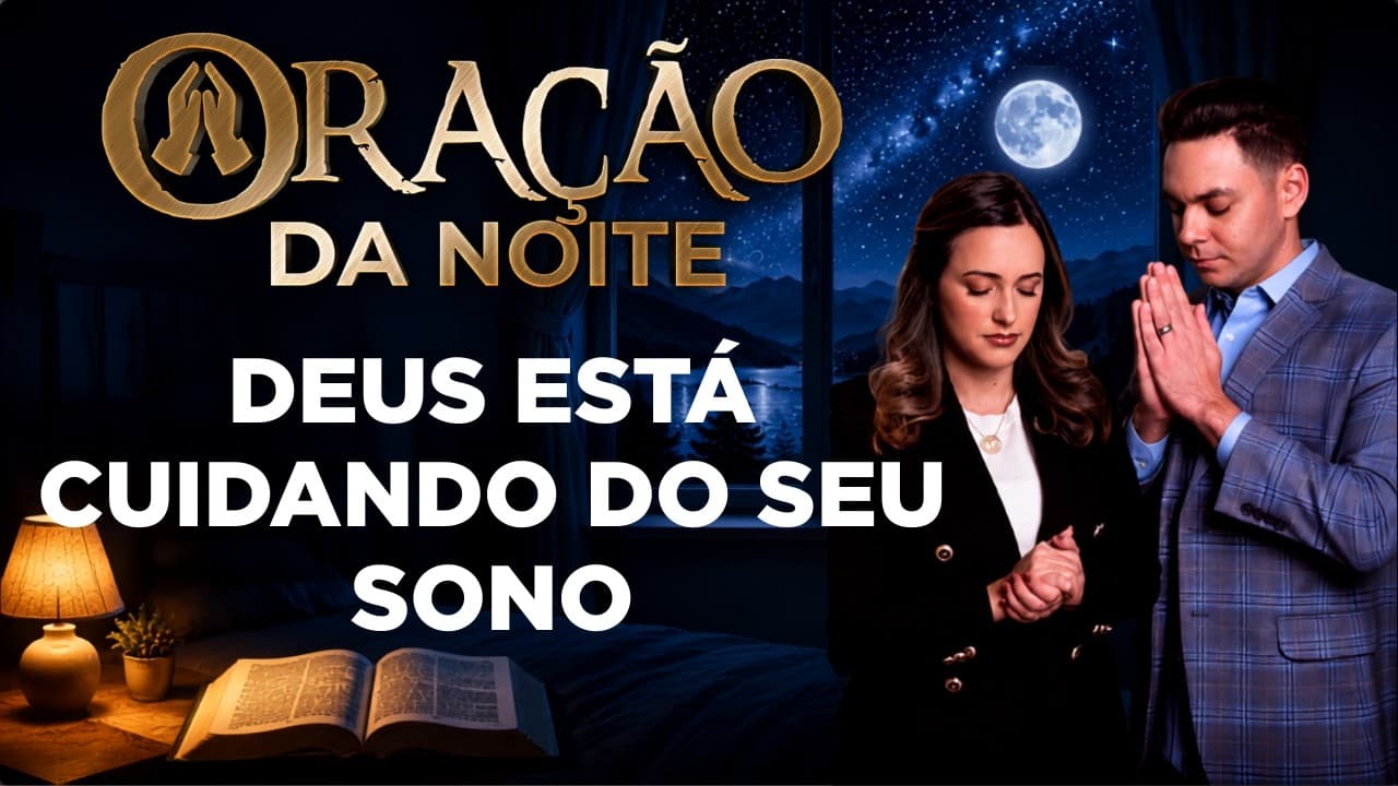 Capa do vídeo "Deus vai acalmar seu coração nesta noite | Oração da noite 🌙 | Pastor Fernando Branco" do canal Pr Fernando Branco
