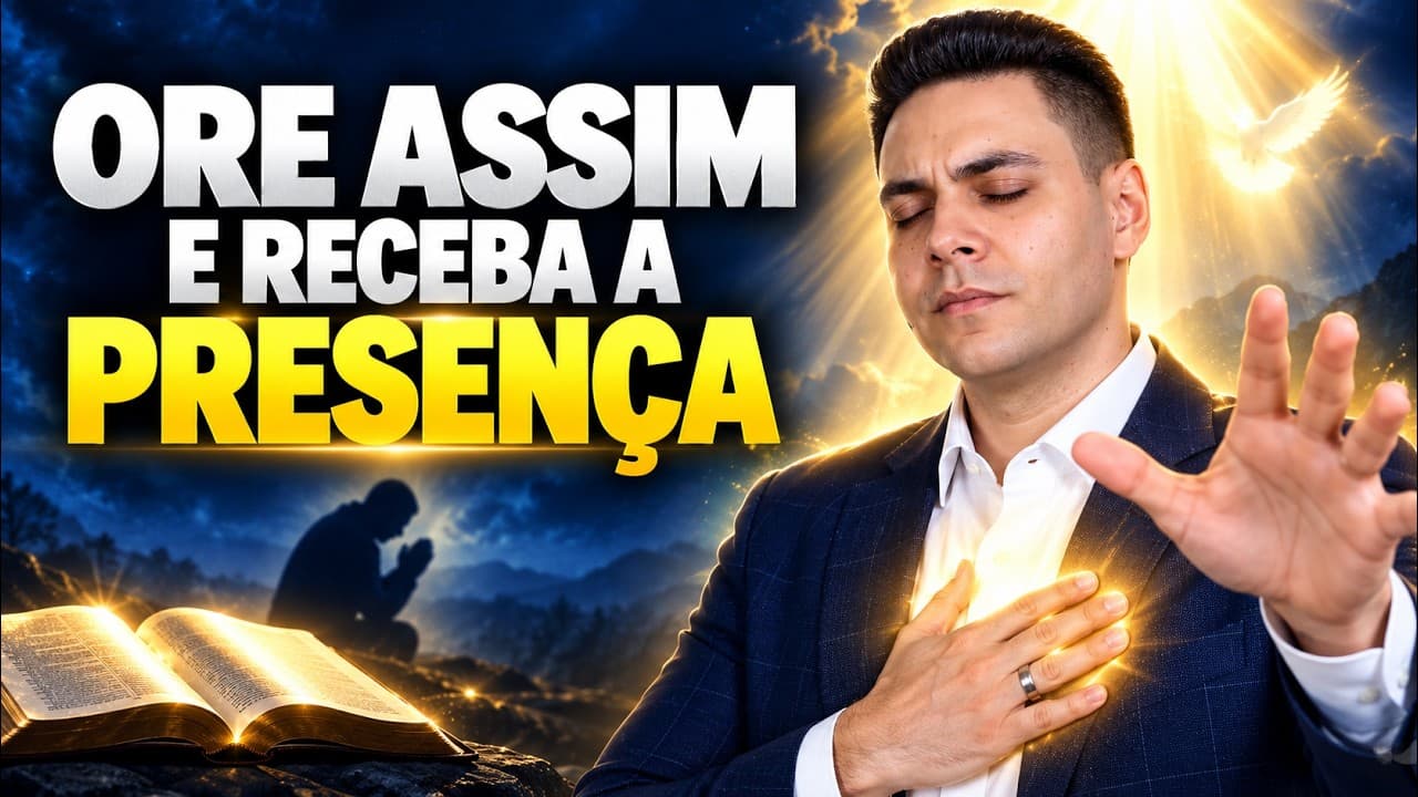 Capa do vídeo "O Espírito Santo vai habitar em você | Oração | Pastor Fernando Branco" do canal Pr Fernando Branco