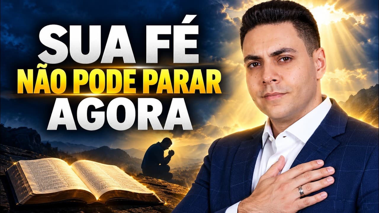Capa do vídeo "O segredo da oração de Daniel | ☀️Oração da manhã | Pastor Fernando Branco" do canal Pr Fernando Branco
