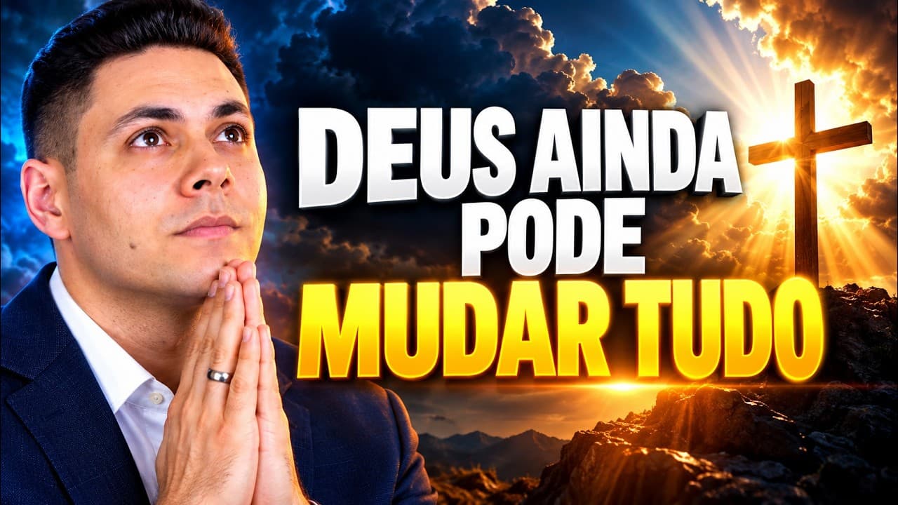 Capa do vídeo "Nunca é tarde demais, Deus ainda pode mudar sua história | 🌅Oração da tarde | Pastor Fernando Branco" do canal Pr Fernando Branco