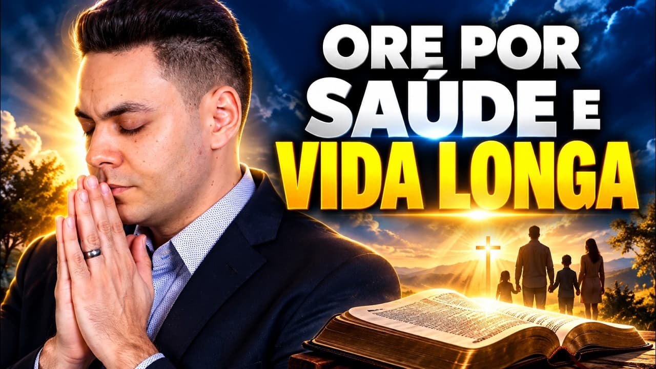 Capa do vídeo "Oração pela saúde: cuide do corpo e fortaleça sua fé | ☀️Oração da manhã | Pastor Fernando Branco" do canal Pr Fernando Branco