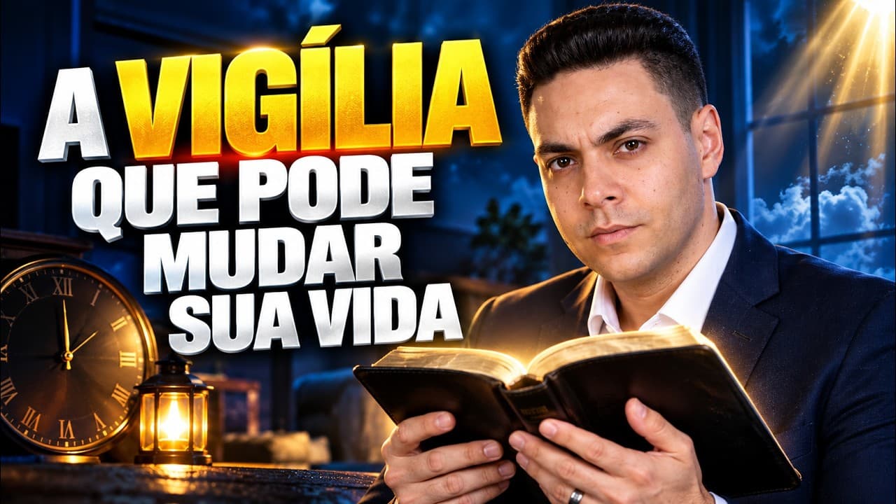 Capa do vídeo "Vigília pessoal, aprenda os 4 passos para buscar a Deus | 🌅Oração da tarde | Pastor Fernando Branco" do canal Pr Fernando Branco